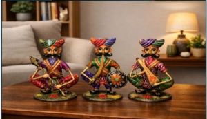 Royal Rajasthani Musician Figurine Set