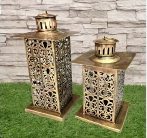 Vintage Jali Lantern Lamp