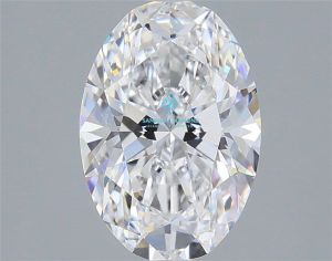 Oval Shaped Certified Lab Grown CVD Diamond