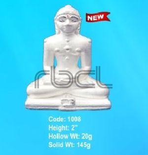 1008 Sterling Silver Mahavir Ji Statue