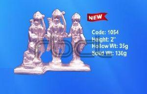 1054 Sterling Silver Ram Darbar Statue