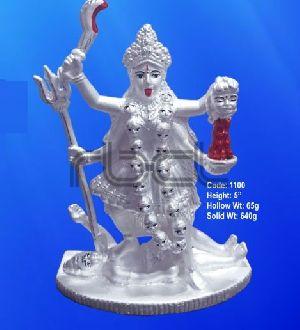 1100 Sterling Silver Maa Kali Statue