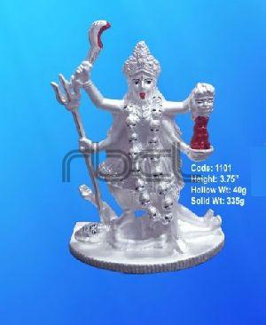 1101 Sterling Silver Maa Kali Statue