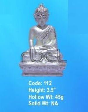 112 Sterling Silver Buddha Statue