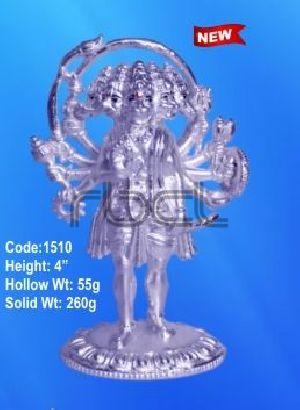 1510 Sterling Silver Hanuman Statue
