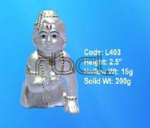L403 Sterling Silver Laddu Gopal Statue