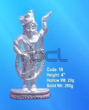 16 Sterling Silver Shrinathji Statue