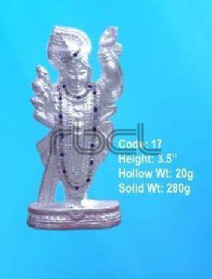 17 Sterling Silver Shrinathji Statue