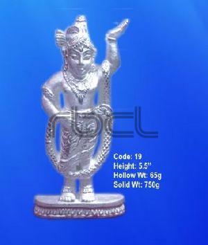 19 Sterling Silver Shrinathji Statue