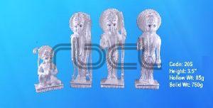 205 Sterling Silver Ram Darbar Statue