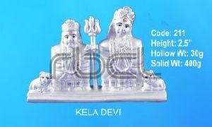 211 Sterling Silver Kela Devi Statue