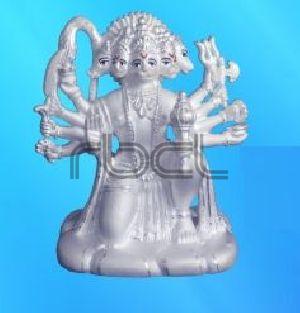 214 Sterling Silver Hanuman Statue