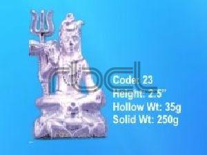 23 Sterling Silver Shivling Statue