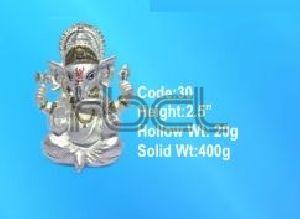 30 Sterling Silver Ganesh Statue