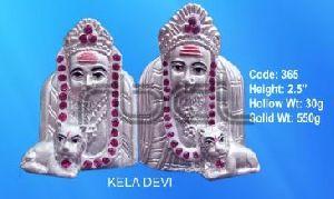 365 Sterling Silver Kela Devi Statue