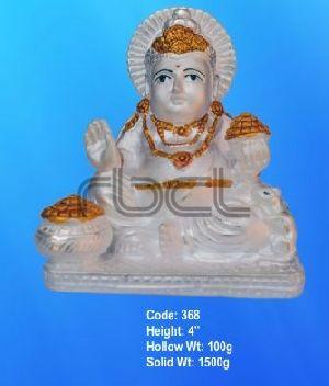 368 Sterling Silver Kuber Statue