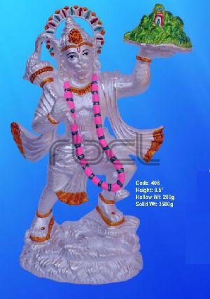 408 Sterling Silver Hanuman Statue
