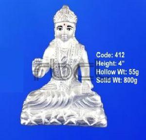 412 Sterling Silver Parvati Statue