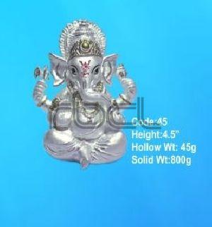 45 Sterling Silver Ganesh Statue