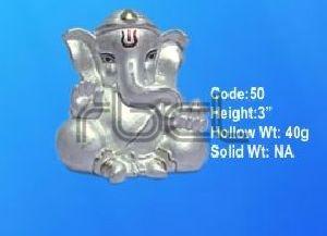 50 Sterling Silver Ganesh Statue