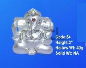 54 Sterling Silver Ganesh Statue