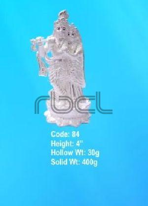 84 Sterling Silver Radha Krishna Statue