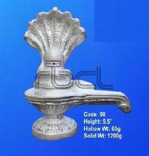 90 Sterling Silver Shivling Statue