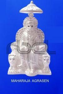 999 Silver Maharaja Agrasen Statue