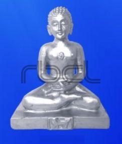 999 Silver Mahavir Ji Statue