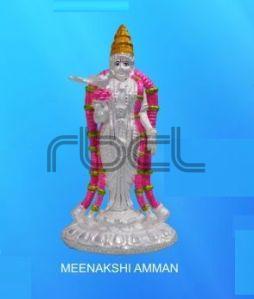 999 Silver Meenakshi Amman Statue