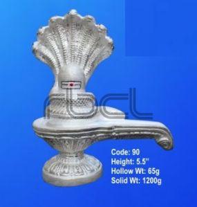 999  Silver Shivling Statue