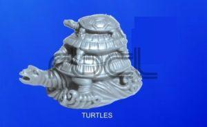 999 Silver Turtle Statue