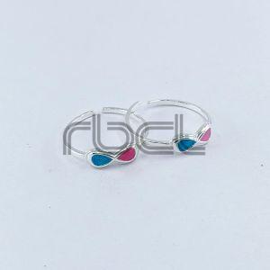 Enamel Pan Toe Ring