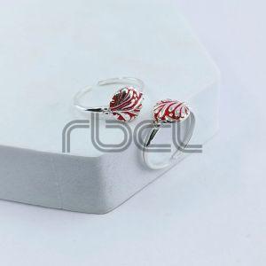 Enamel Candy Shape Toe Ring