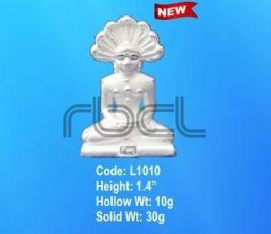 L1010 Sterling Silver Mahavir Ji Statue