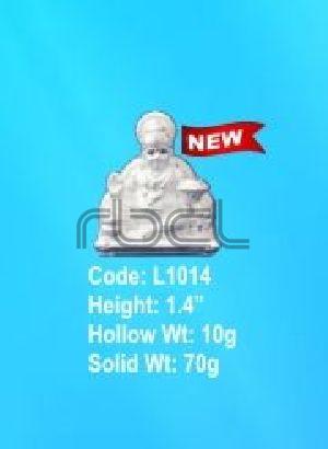 L1014 Sterling Silver Kuber Statue
