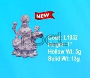 L1032 Sterling Silver Saraswati Statue