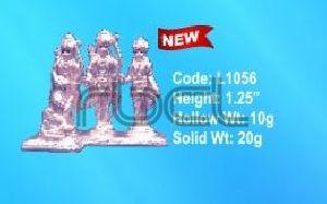 L1056 Sterling Silver Ram Darbar Statue