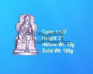 L127 Sterling Silver Sai Baba Statue