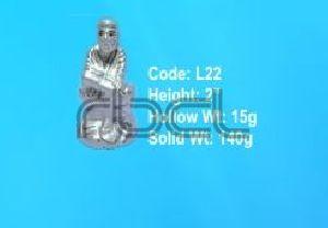 L22 Sterling Silver Sai Baba Statue