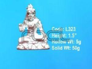 L323 Sterling Silver Parvati Statue