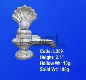 L359  Sterling Silver Shivling Statue