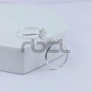 Plain Rose Toe Ring