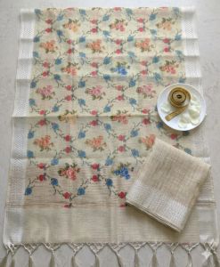 Banarasi Linen Silk Saree