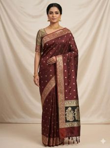 Banarasi Maheshwari Cotton Sarees