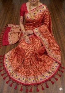 Woven Paithani Pure Silk Saree