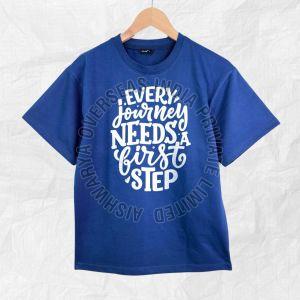 Black Cotton Men Drop Shoulder T Shirt