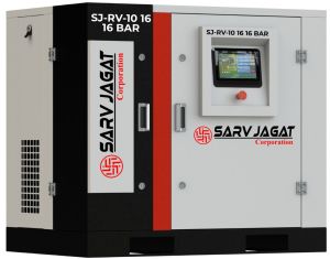 10 HP 16 Bar SJ Variable Speed Screw Air Compressor