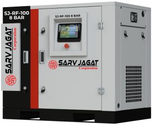 100 HP 8 Bar SJ Screw Air Compressor