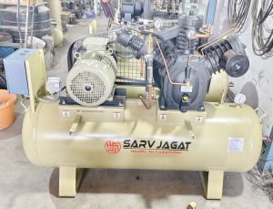 20 HP 12 Bar High Pressure Reciprocating Air Compressor